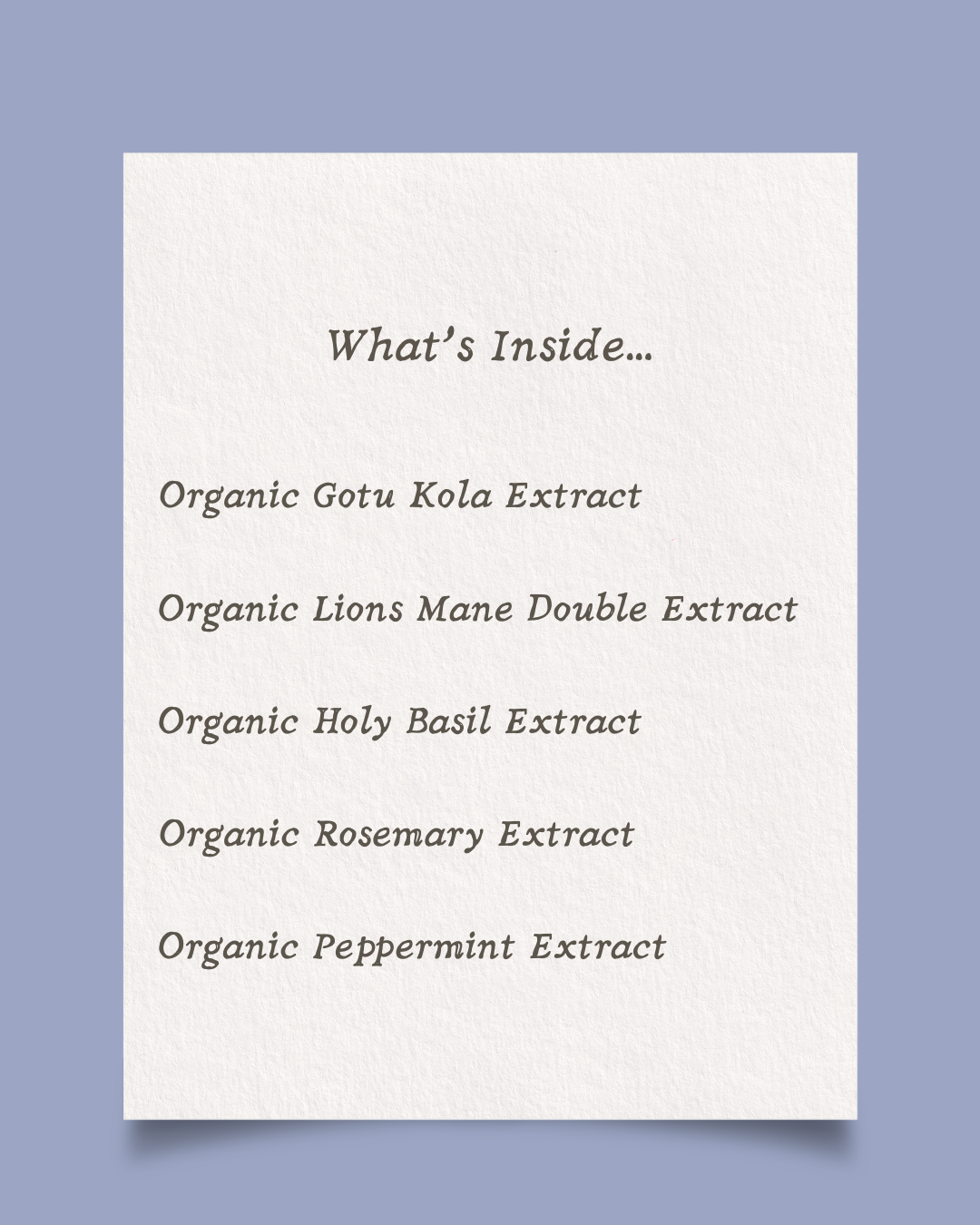Headspace Herbal Drops - Cognitive Clarity