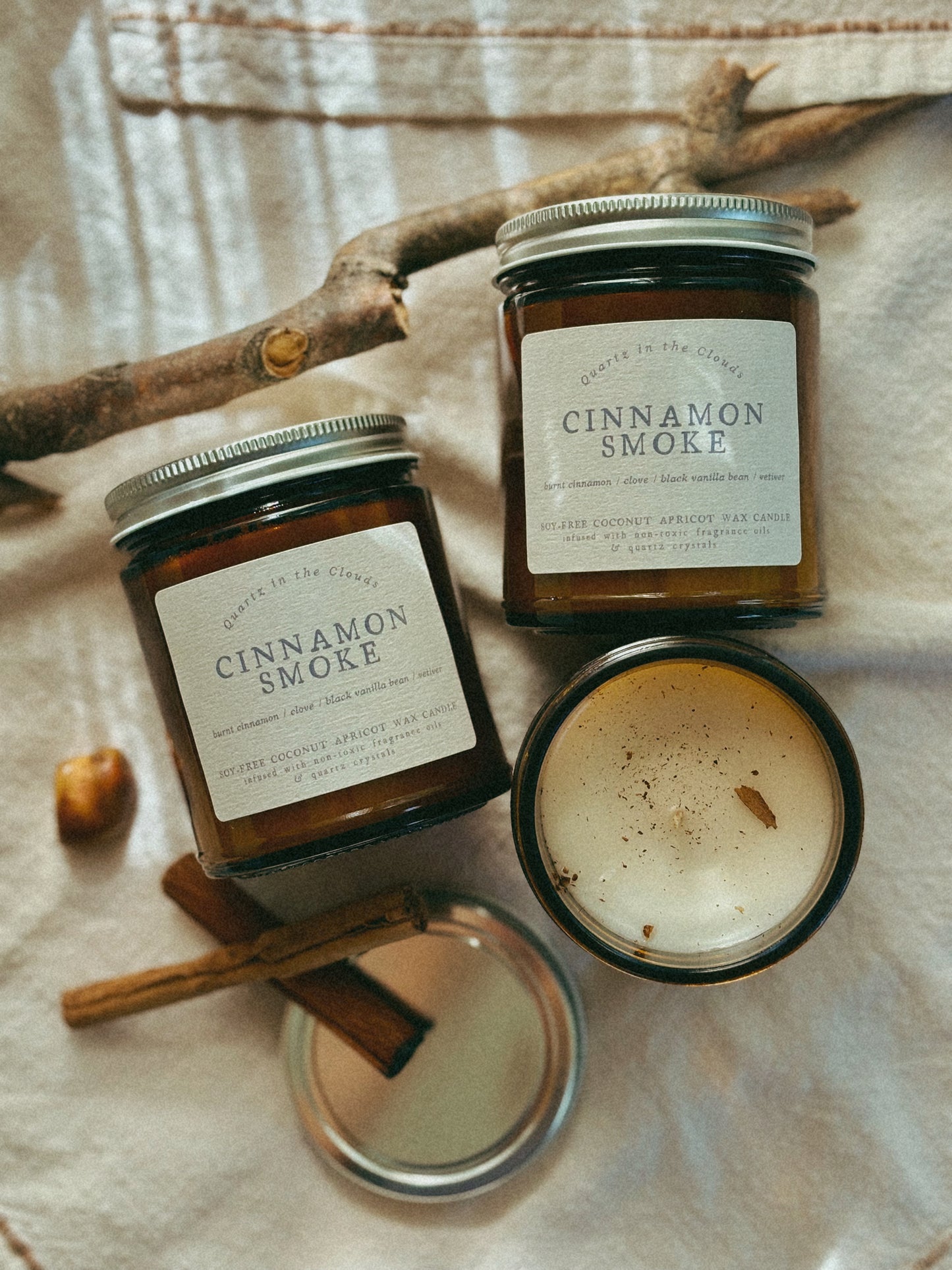 Cinnamon Smoke Candle