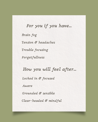 Headspace Herbal Drops - Cognitive Clarity