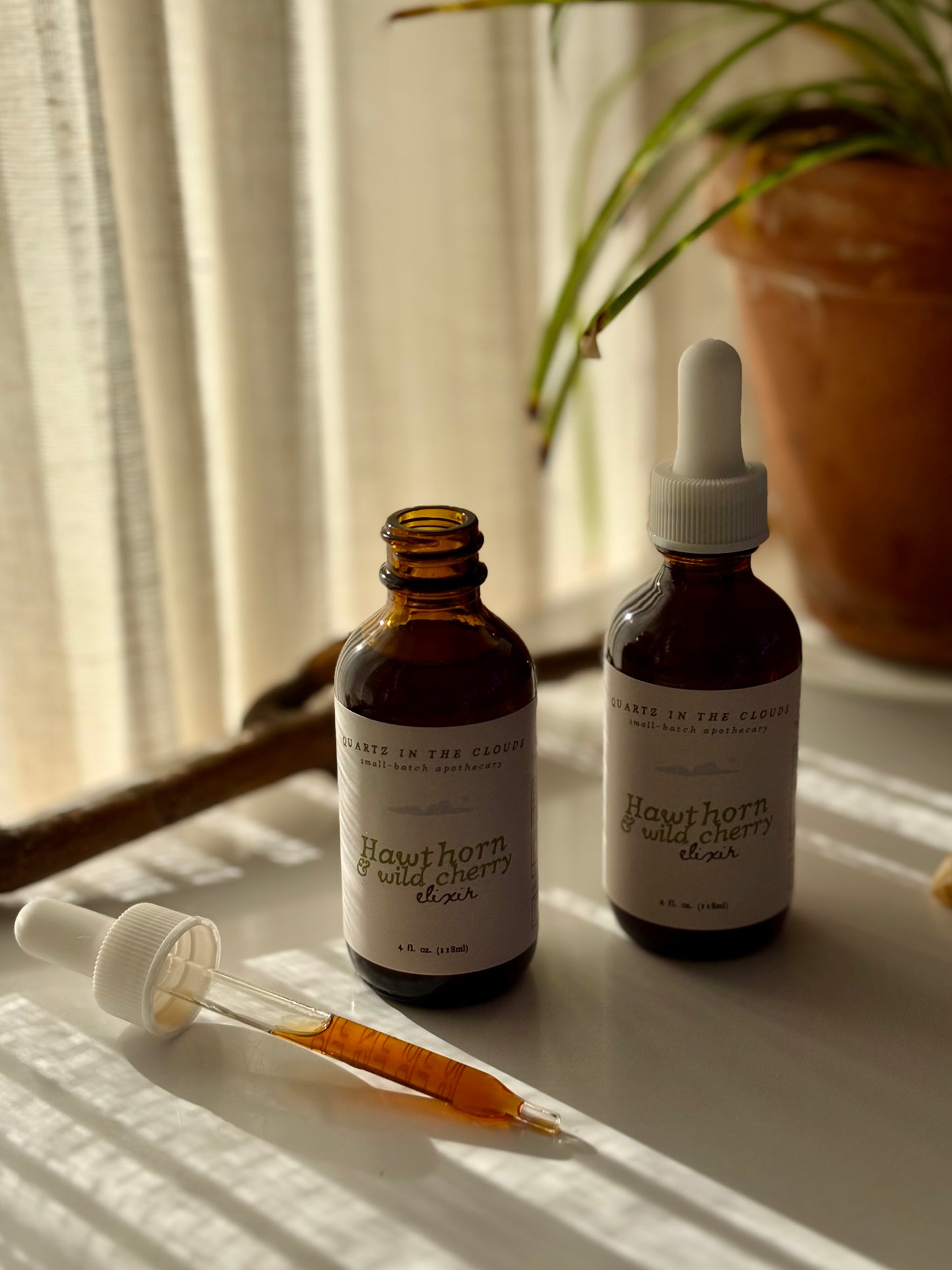 Hawthorn Berry & Wild Cherry Elixir