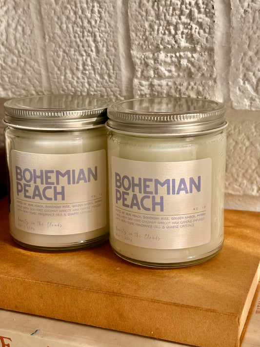 Bohemian Peach Candle