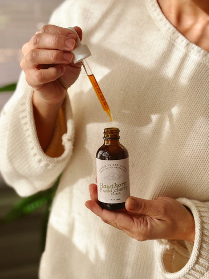 Hawthorn Berry & Wild Cherry Elixir - Respiratory Support