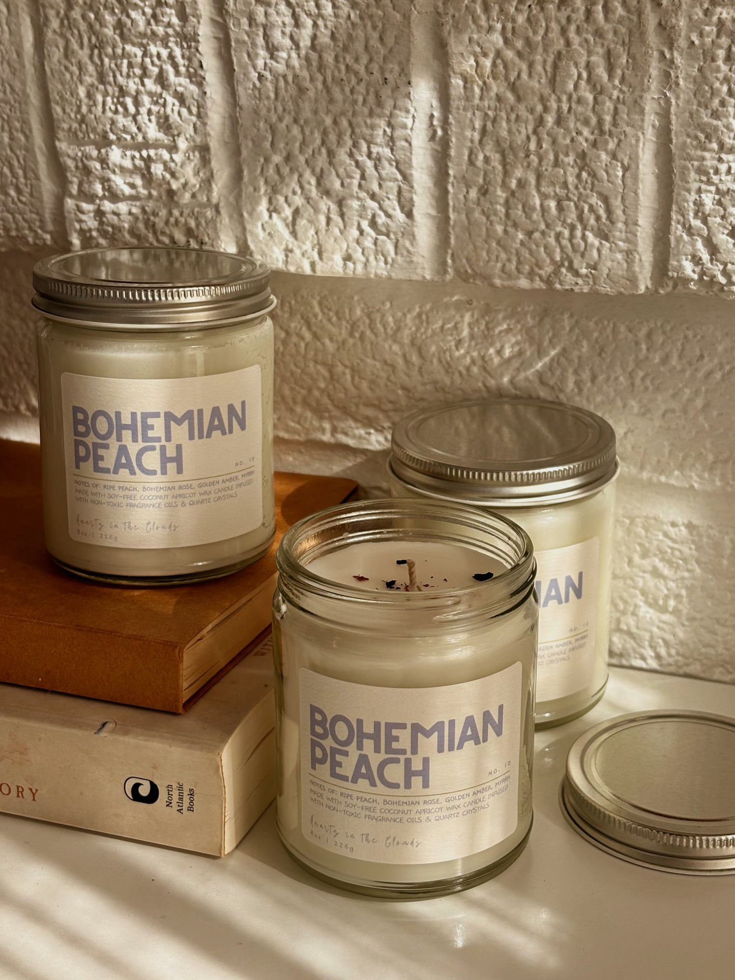 Bohemian Peach Candle