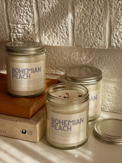 Bohemian Peach Candle