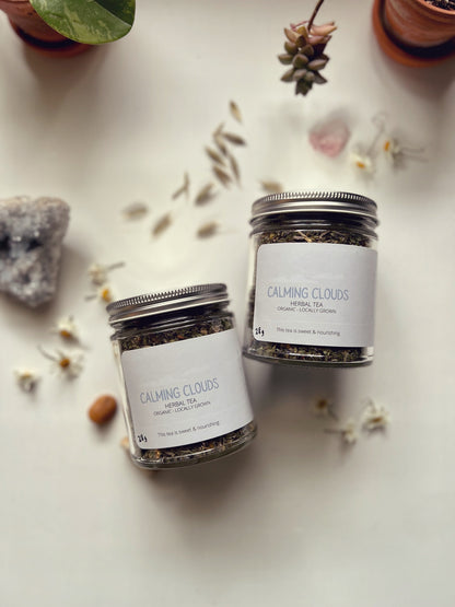 Calming Clouds Herbal Tea - Nervous-system-nourishment